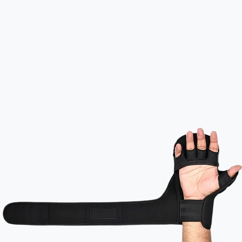MMA kesztyűk RDX Grappling Shooter New Aura F17 black/red 4