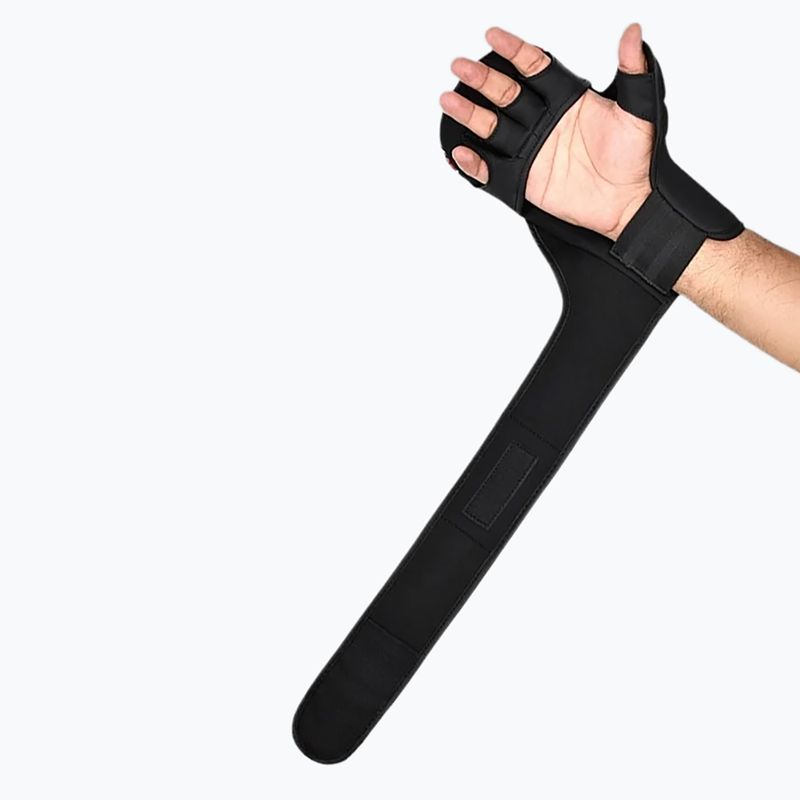 MMA kesztyűk RDX Grappling Shooter New Aura F17 black/red 5