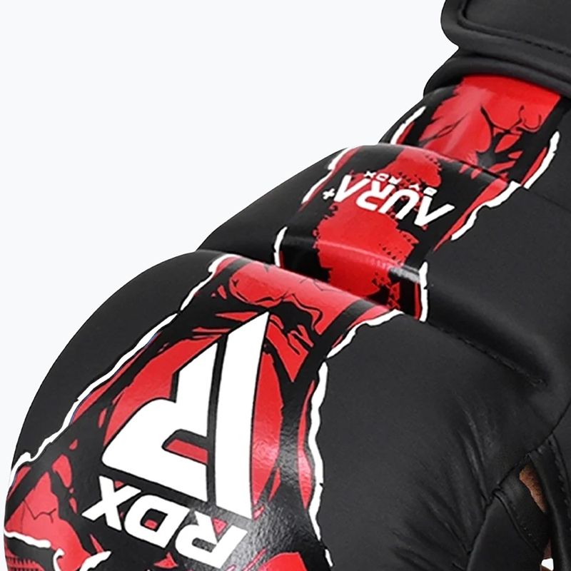 MMA kesztyűk RDX Grappling Shooter New Aura F17 black/red 6