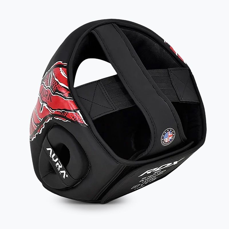 Box fejvédő RDX New Aura F17 Head black/red 4