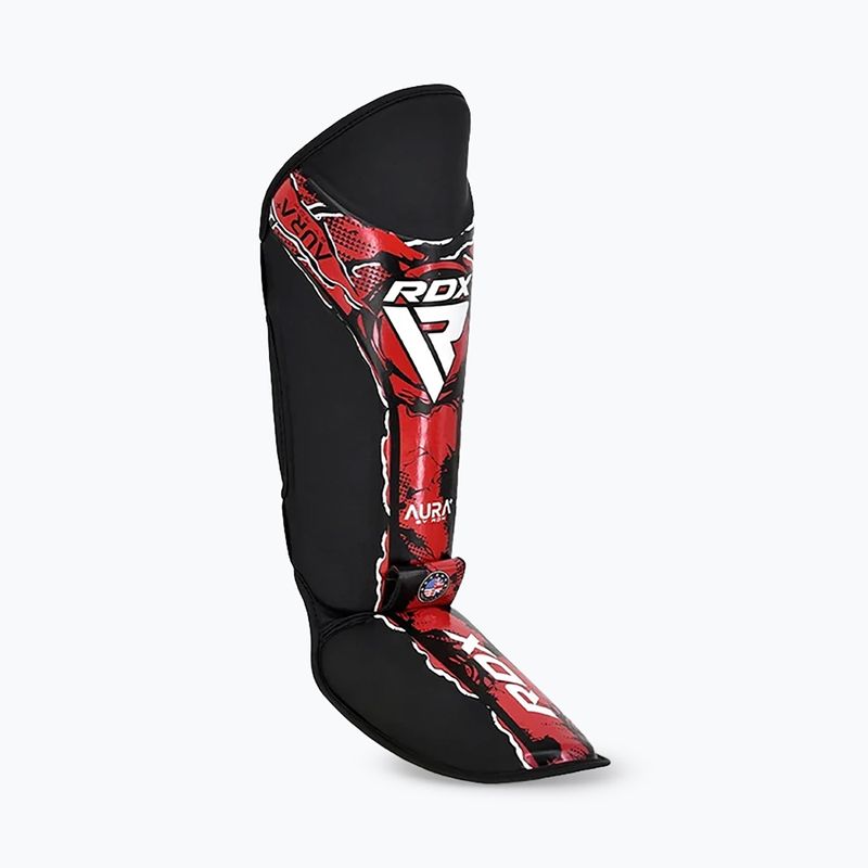 Sípcsont és lábvédők RDX Instep New Aura F17 Shin black/red 3