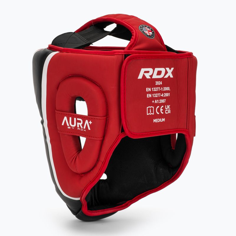 Box fejvédő RDX Head Guard Aura Plus T-17 red 3