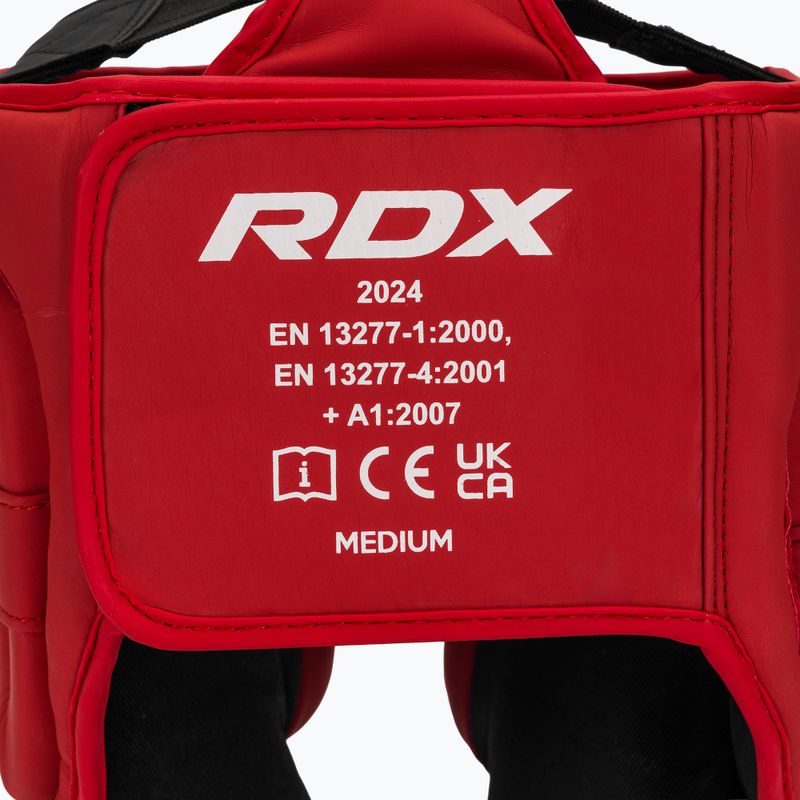 Box fejvédő RDX Head Guard Aura Plus T-17 red 5