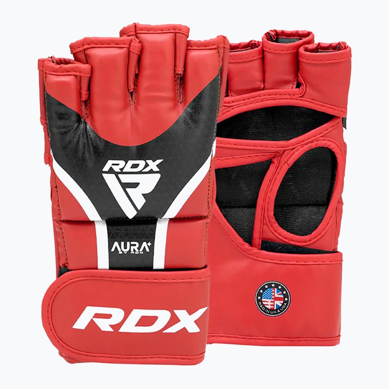 Grappling kesztyű RDX Grappling Aura Plus T-17 red