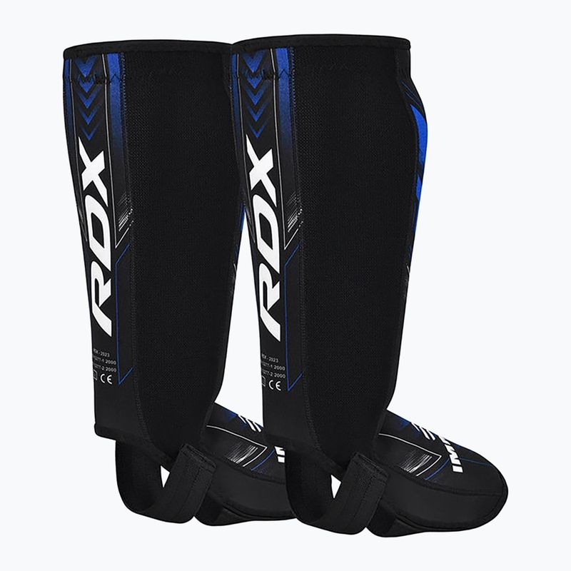 Lábszár- és lábfejvédők RDX IMMAF Approved Neoprene Shin Instep army green 2