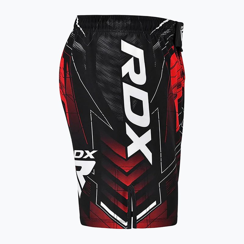 Férfi edző rövidnadrág RDX IMMAF Approved MMA Fight & Training red 4