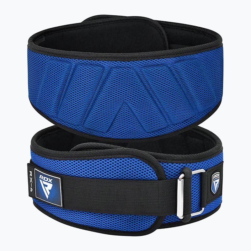 Súlyemelő öv RDX Rx4 Weightlifting Belt blue 2
