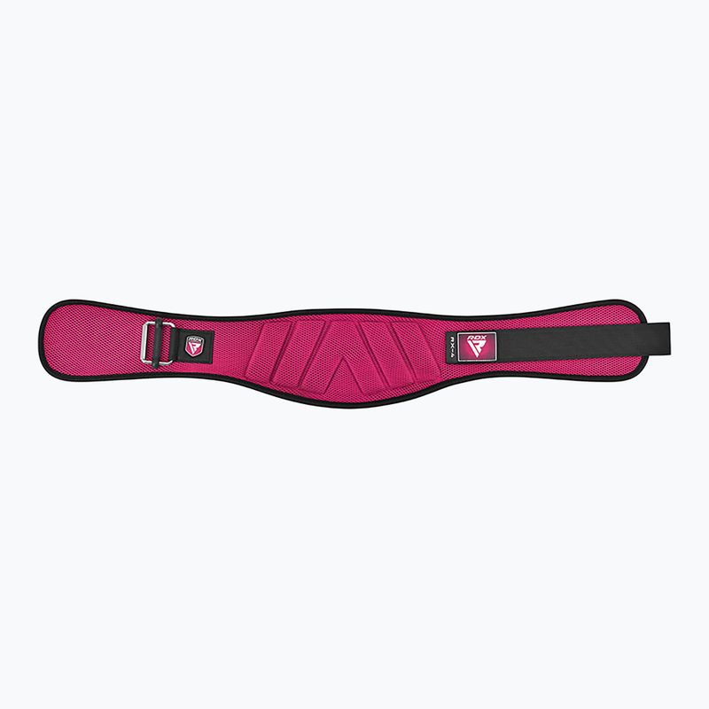 Súlyemelő öv RDX Rx4 Weightlifting Belt pink 7