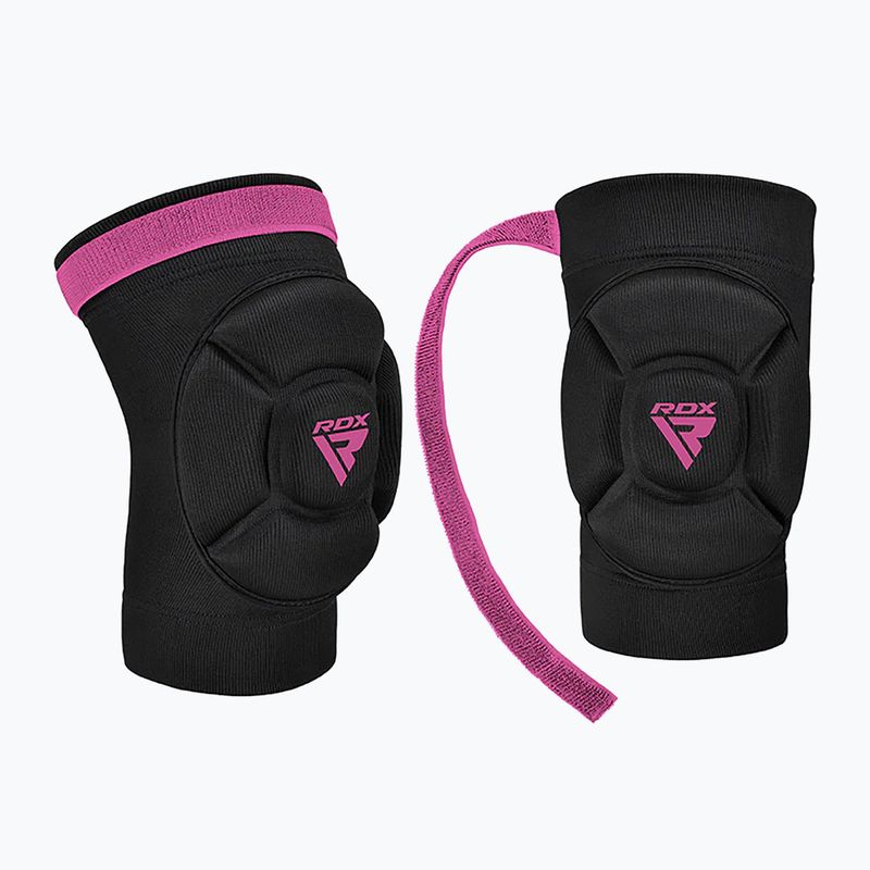 RDX K5 Hosiery Knee Foam térdvédők fekete/rózsaszín 3
