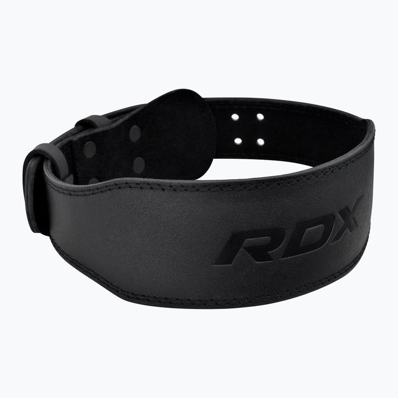 RDX súlyemelő öv 4" bőr fekete 3