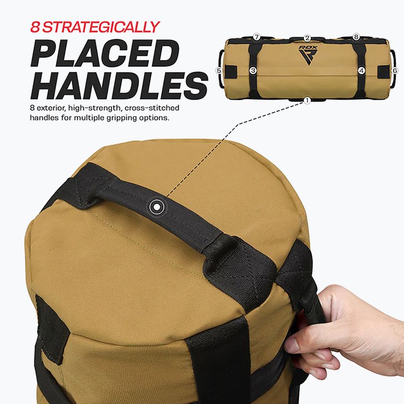 RDX Fitness Sand khaki színű boxzsák 9