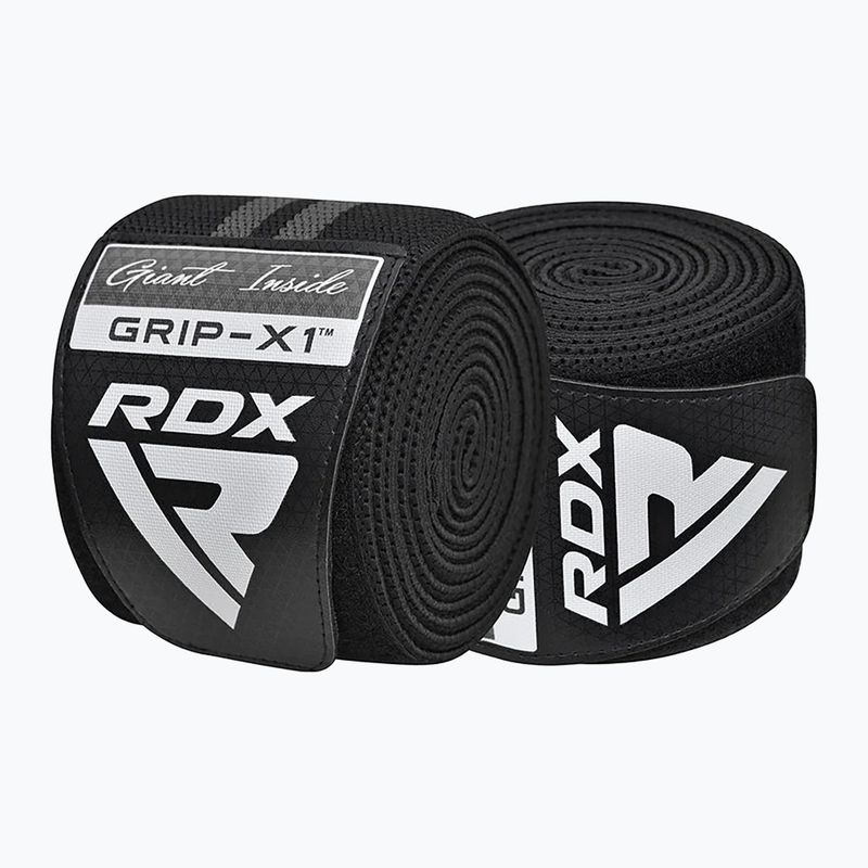 RDX KR11 Gym Knee Wrap fekete/szürke térdprotektorok 2