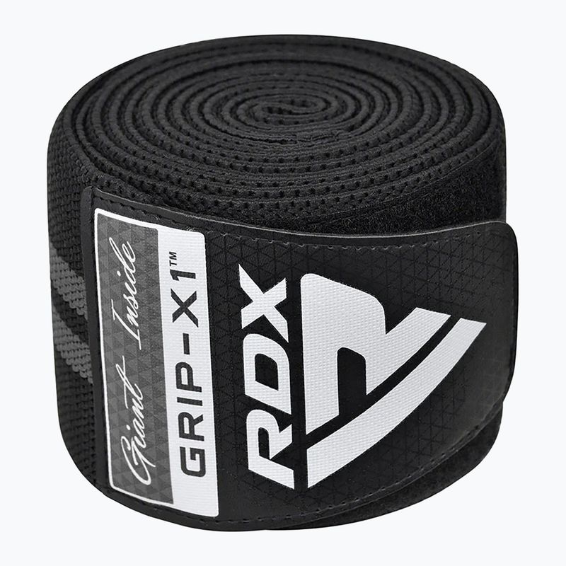 RDX KR11 Gym Knee Wrap fekete/szürke térdprotektorok 3