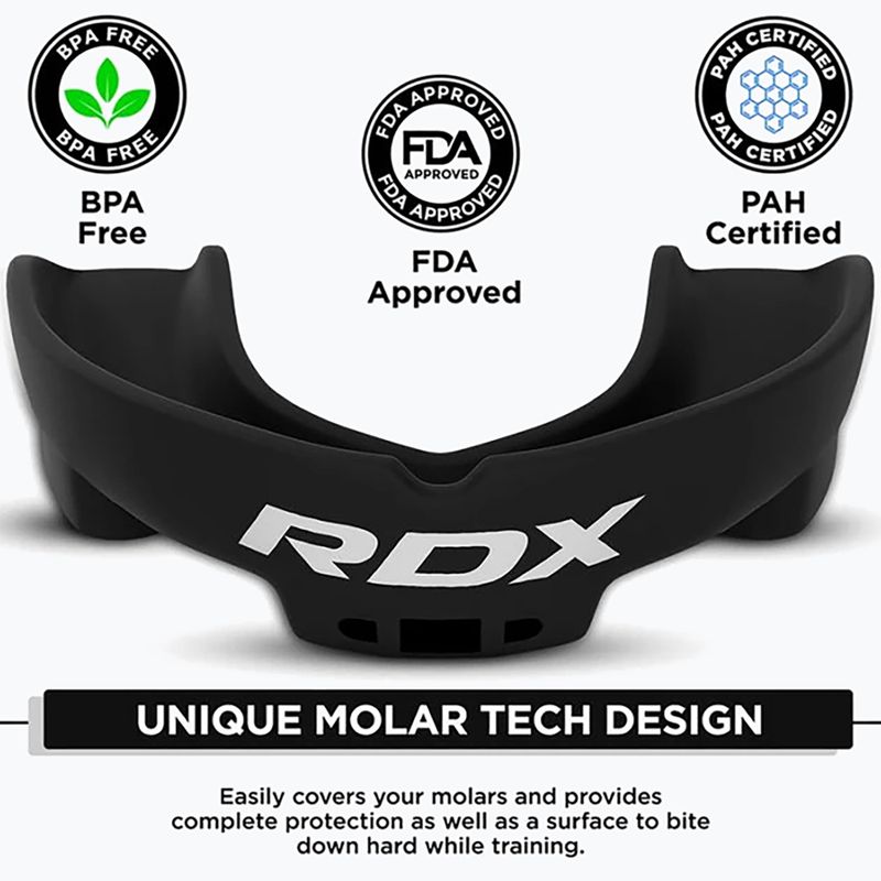 Gyerek állvédő RDX Mouth Junior black 3