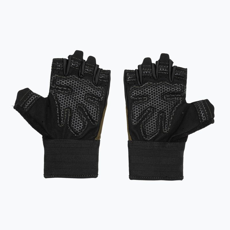 Edzőkesztyű RDX W1H Gym Workout army green 3