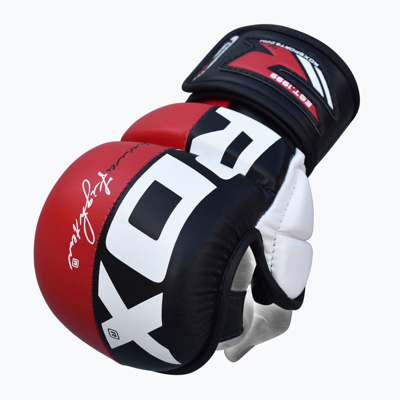 RDX Grappling kesztyű REX T6 Plus piros 2
