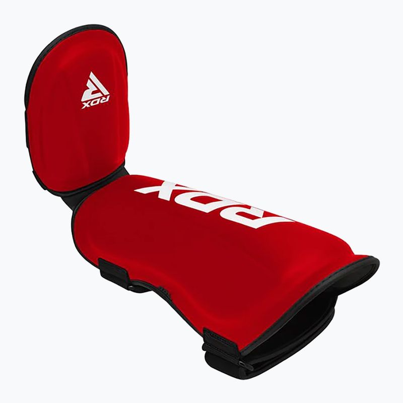 Sípcsont- és lábfejvédők RDX T1 Shin Instep Molded King red/white 5