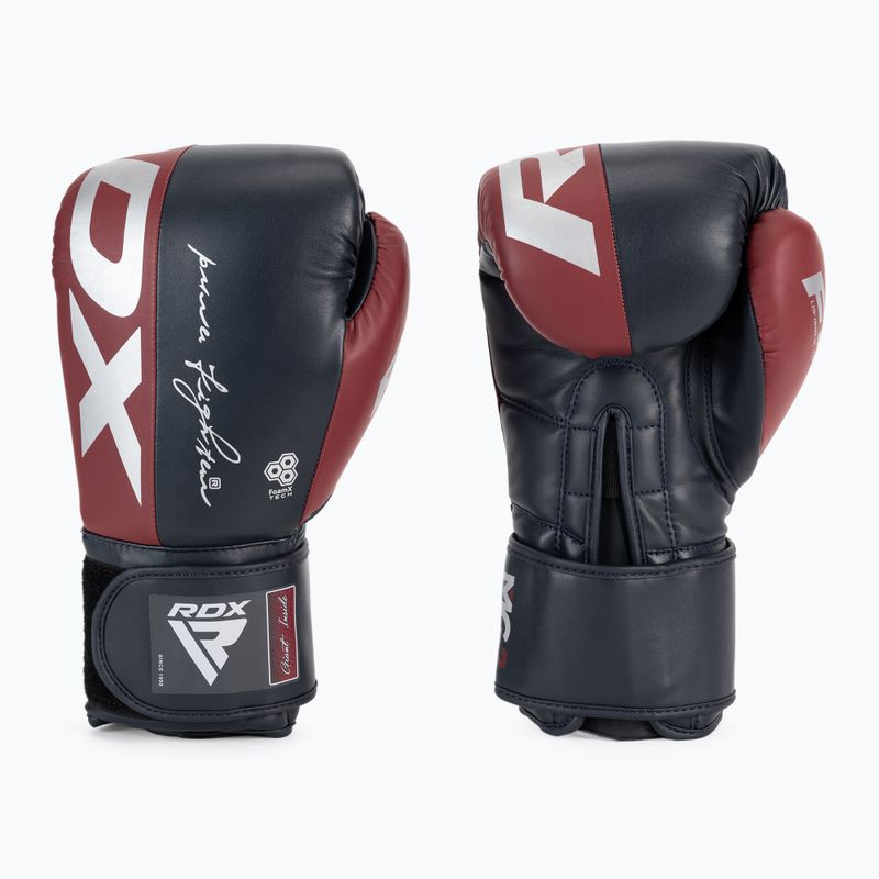 RDX REX F4 fekete/piros bokszkesztyűk BGR-F4MU-10OZ 3