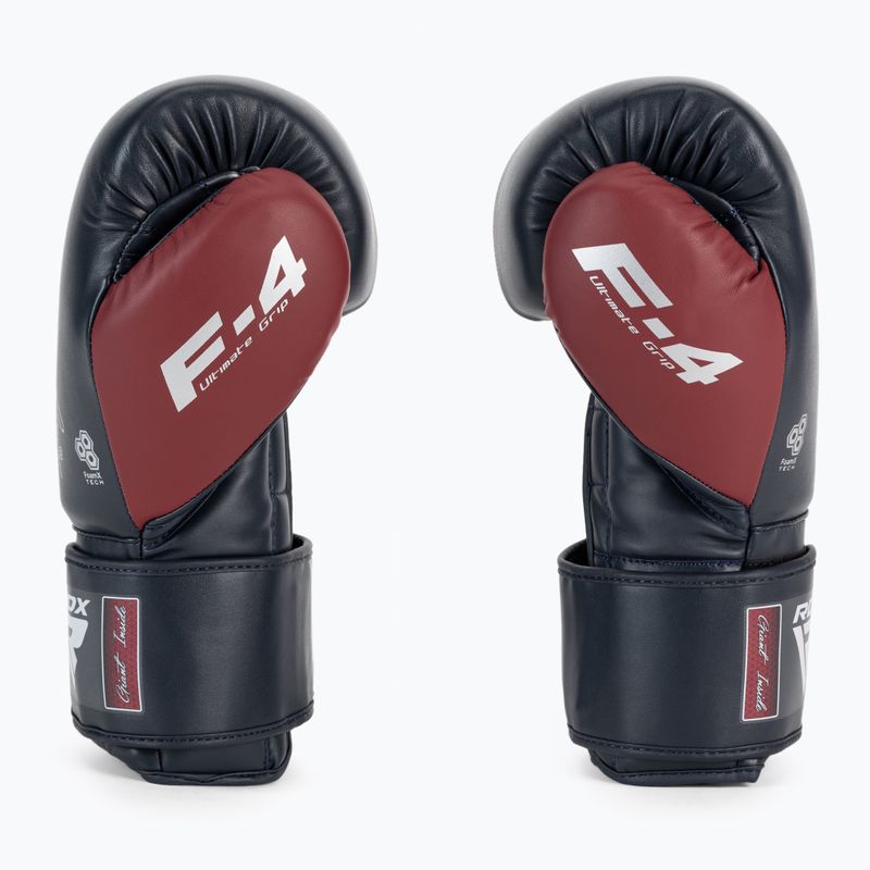 RDX REX F4 fekete/piros bokszkesztyűk BGR-F4MU-10OZ 4