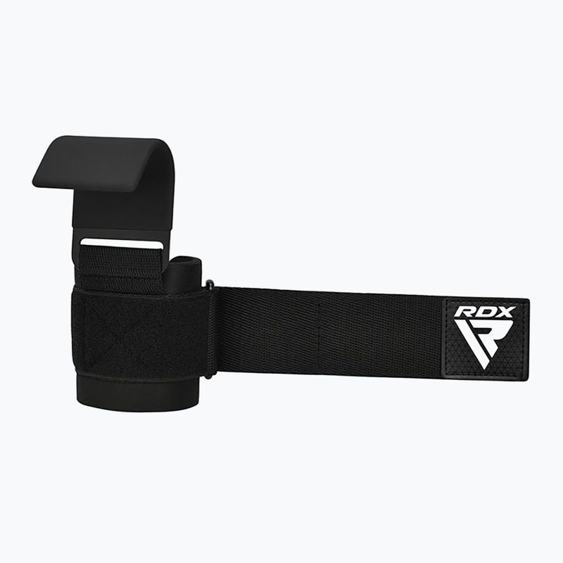 Súlyemelő hevederek RDX Gym Hook Plus fekete 4