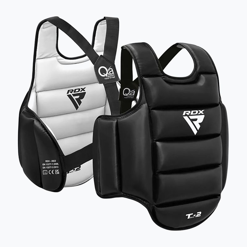 RDX SCC-T2 karate mellvédő fekete/fehér 4