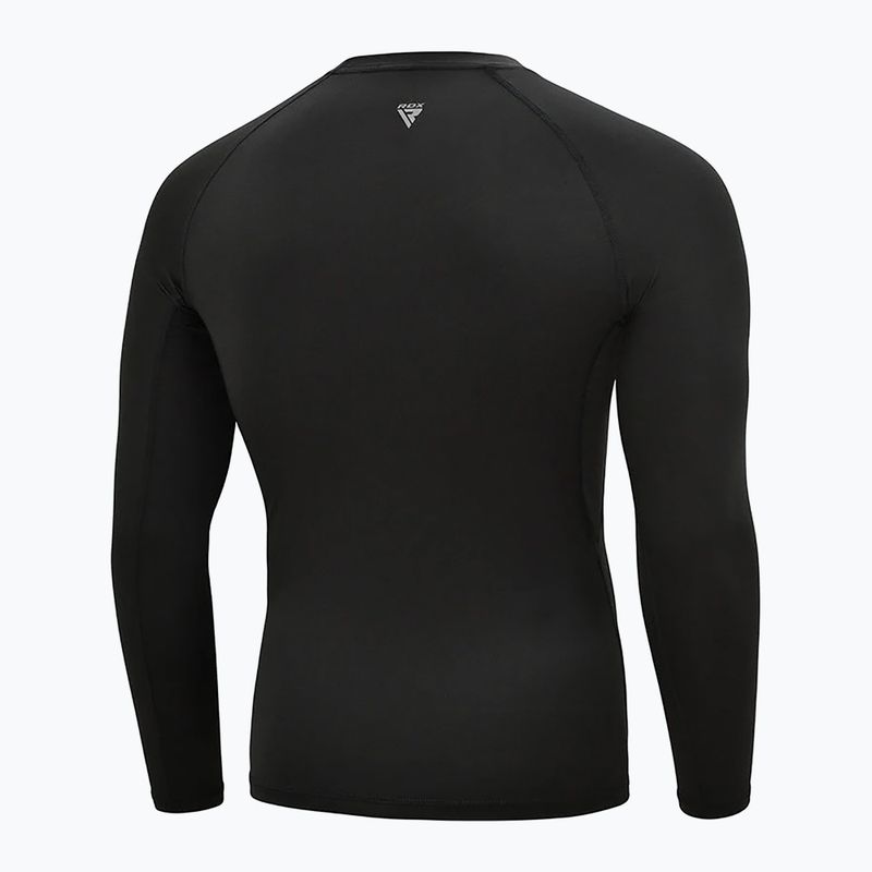 Hosszú ujjú RDX T15 Rashguard fekete 2