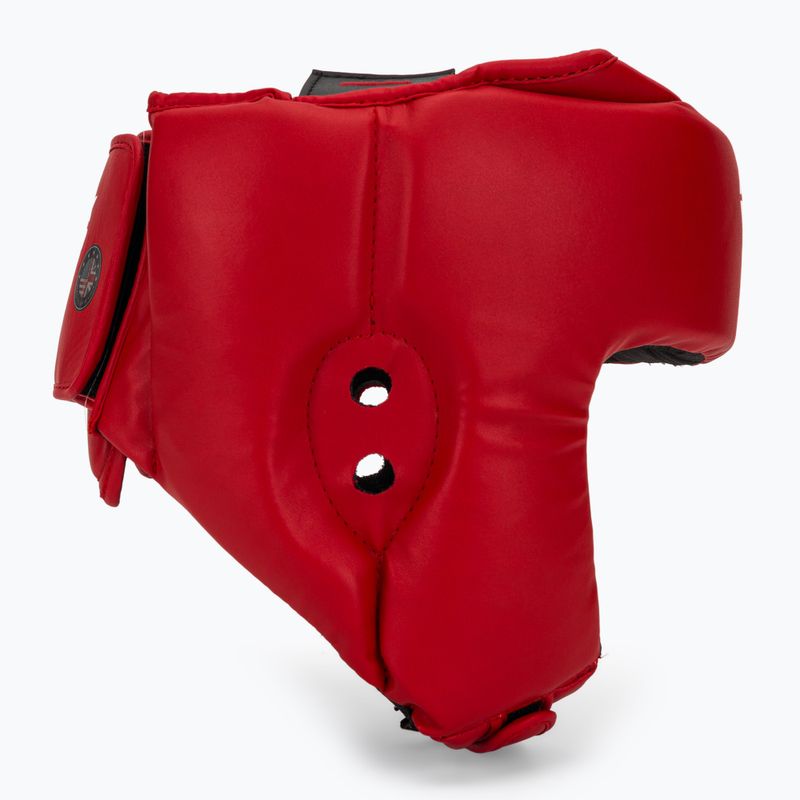 Fejvédő boxhoz RDX Boxing Head Guard AS1 red 2