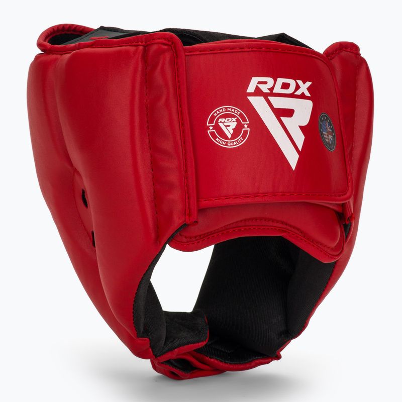 Fejvédő boxhoz RDX Boxing Head Guard AS1 red 3