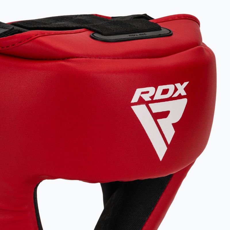 Fejvédő boxhoz RDX Boxing Head Guard AS1 red 4