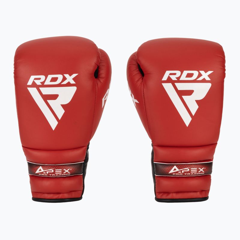 Boxkesztyű RDX Apex Lace Up Training Sparring Boxing red 2