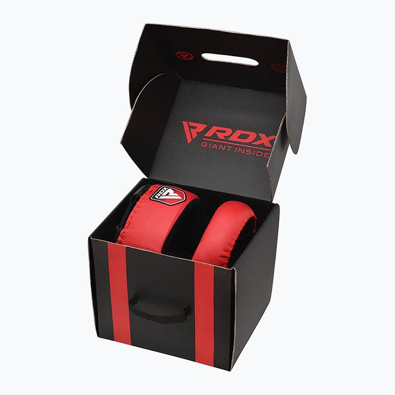 Box fejvédő RDX Apex Boxing Head Gear With Nose Protection Bar red 3