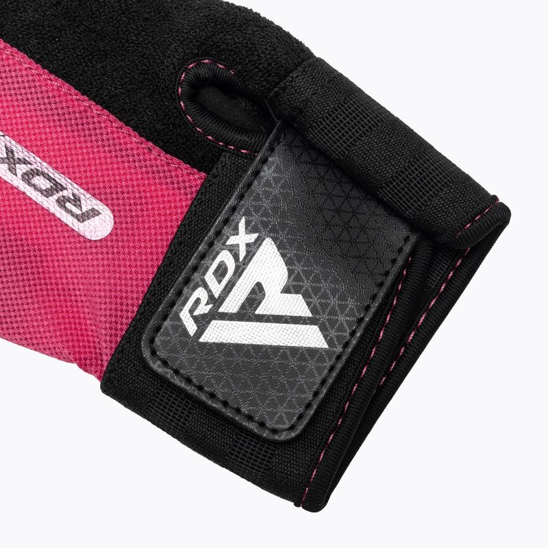 RDX Gym Workout kesztyű W1 rózsaszín 4