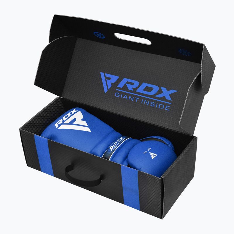 Boxkesztyű RDX Apex Lace Up Training Sparring Boxing blue 7