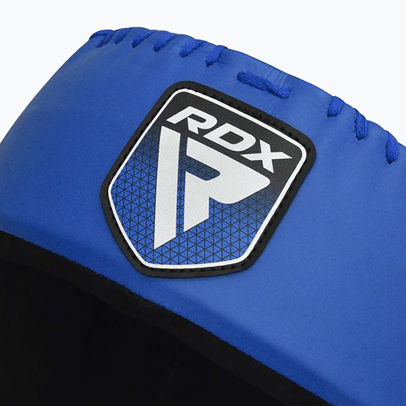 Box fejvédő RDX Apex Boxing Head Gear With Nose Protection Bar blue 5