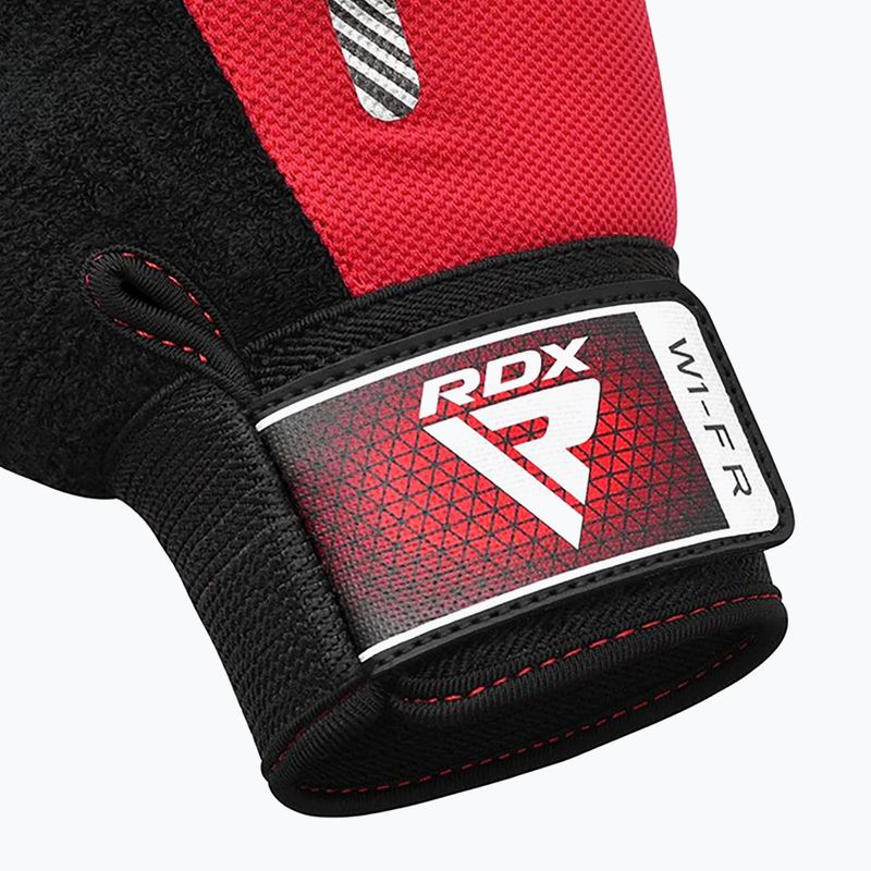RDX W1F teljes ujjú edző kesztyű piros 4