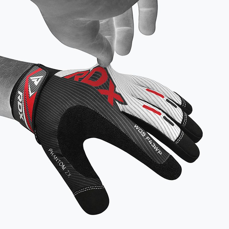 RDX Sublimation F43 edzőkesztyű fekete-fehér WGS-F43WP 7
