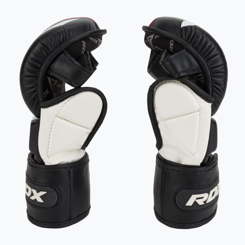 RDX T6 grappling kesztyű fekete-piros GGR-T6R 4