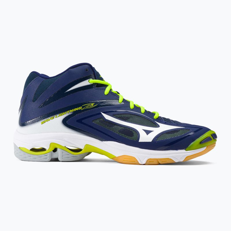 Férfi röplabda cipő Mizuno Wave Lightning Z3 Mid kék V1GA170571 2
