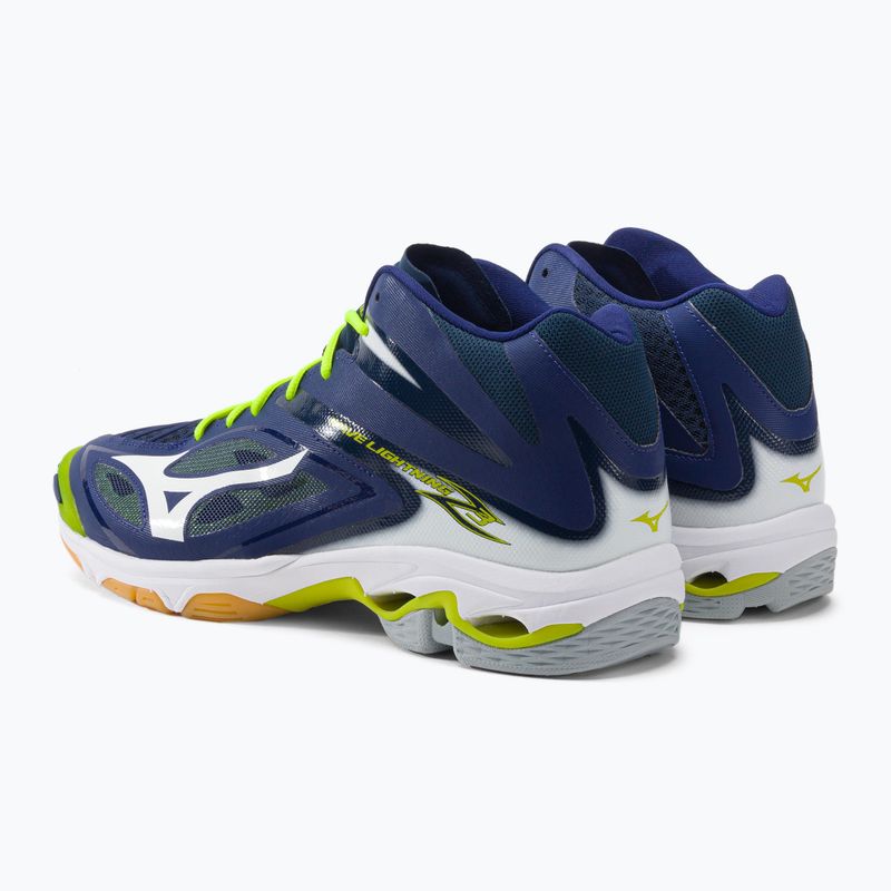 Férfi röplabda cipő Mizuno Wave Lightning Z3 Mid kék V1GA170571 3