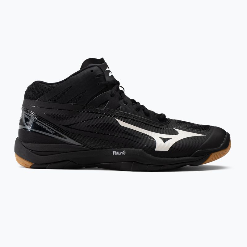 Férfi röplabda cipő Mizuno Wave Mirage 2 Mid fekete X1GA176099 2