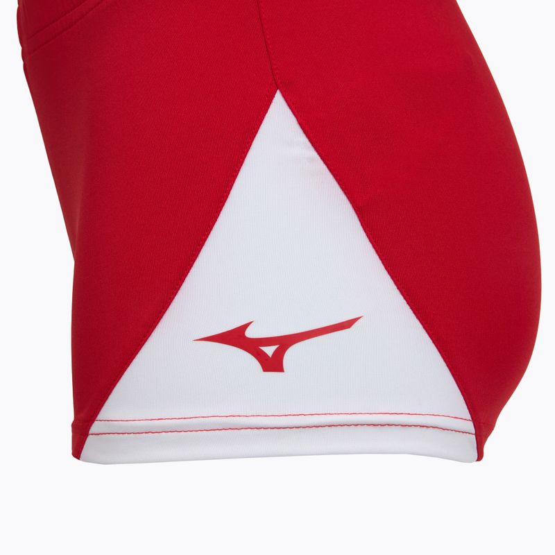Női edző rövidnadrág Mizuno Myou red/white 4