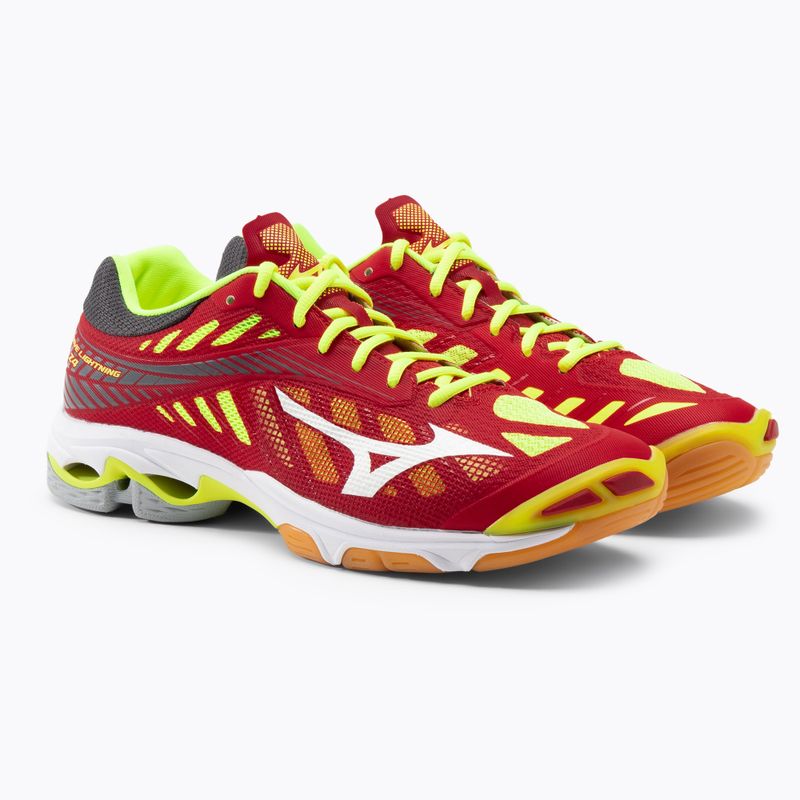 Férfi röplabda cipő Mizuno Wave Lightning Z4 piros V1GA18180001 5