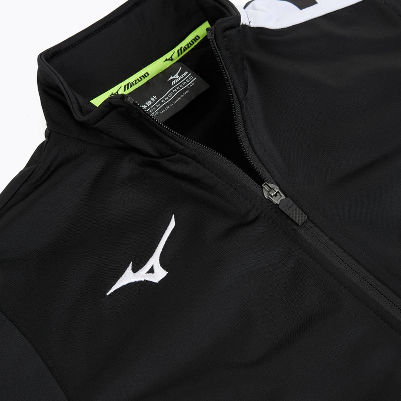 Gyerek edzőpulóver Mizuno Knitted Track black 4