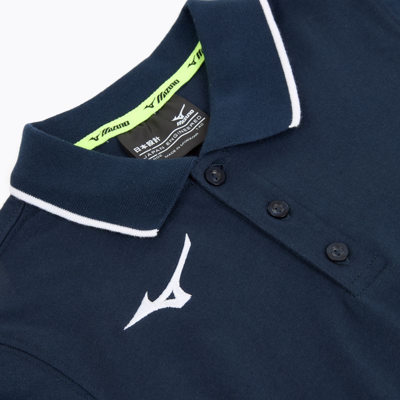Gyermek póló Mizuno Polo navy/white 3