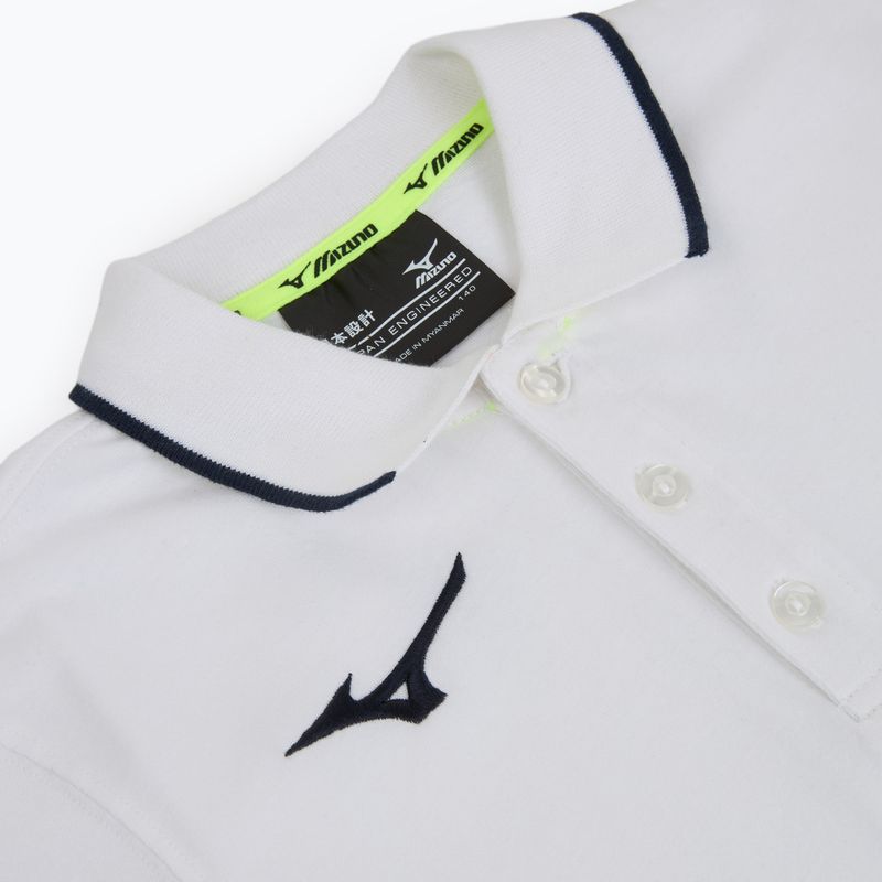 Gyermek póló Mizuno Polo white/navy 3