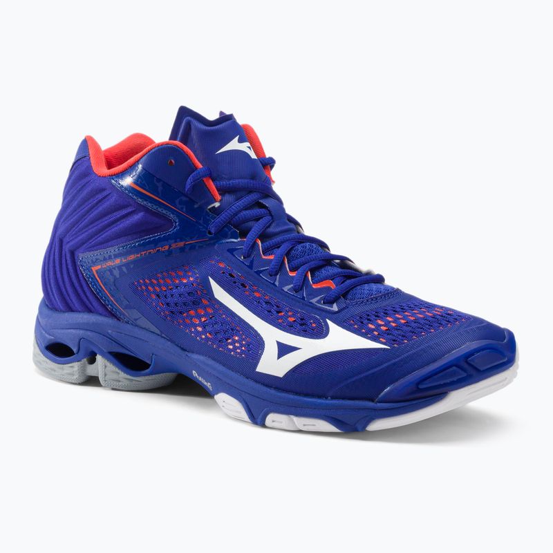 Férfi röplabda cipő Mizuno Wave Lightning Z5 Mid kék V1GA190500