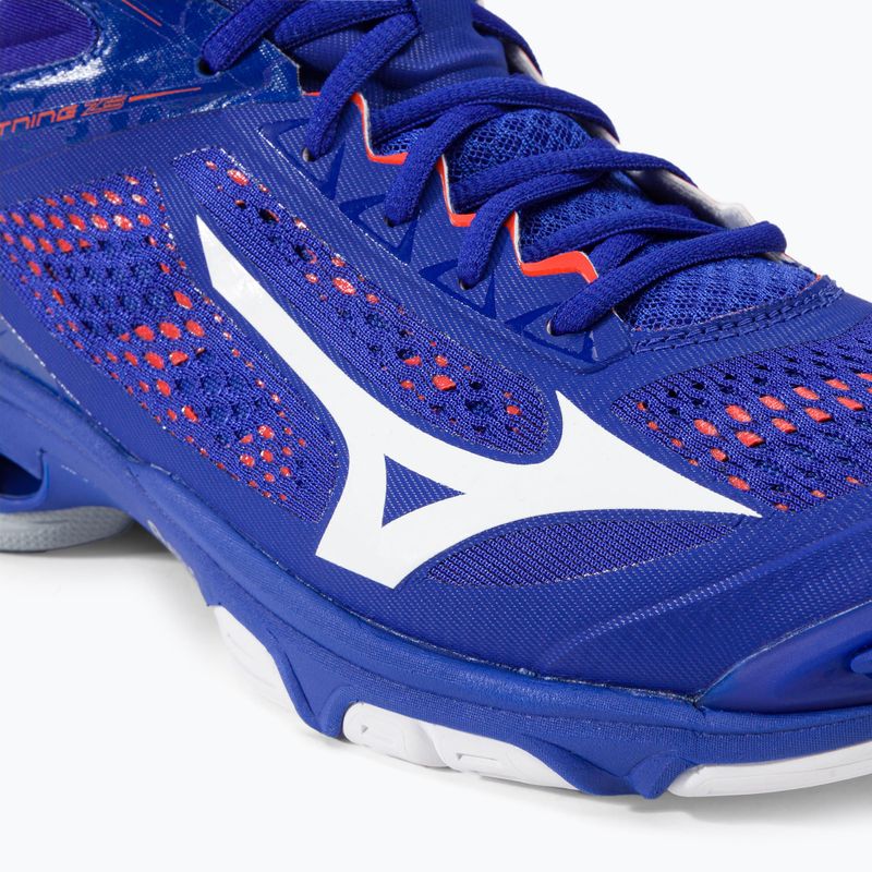 Férfi röplabda cipő Mizuno Wave Lightning Z5 Mid kék V1GA190500 7