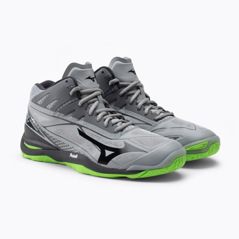 Férfi röplabda cipő Mizuno Wave Mirage 2.1 Mid zöld X1GA187037 5