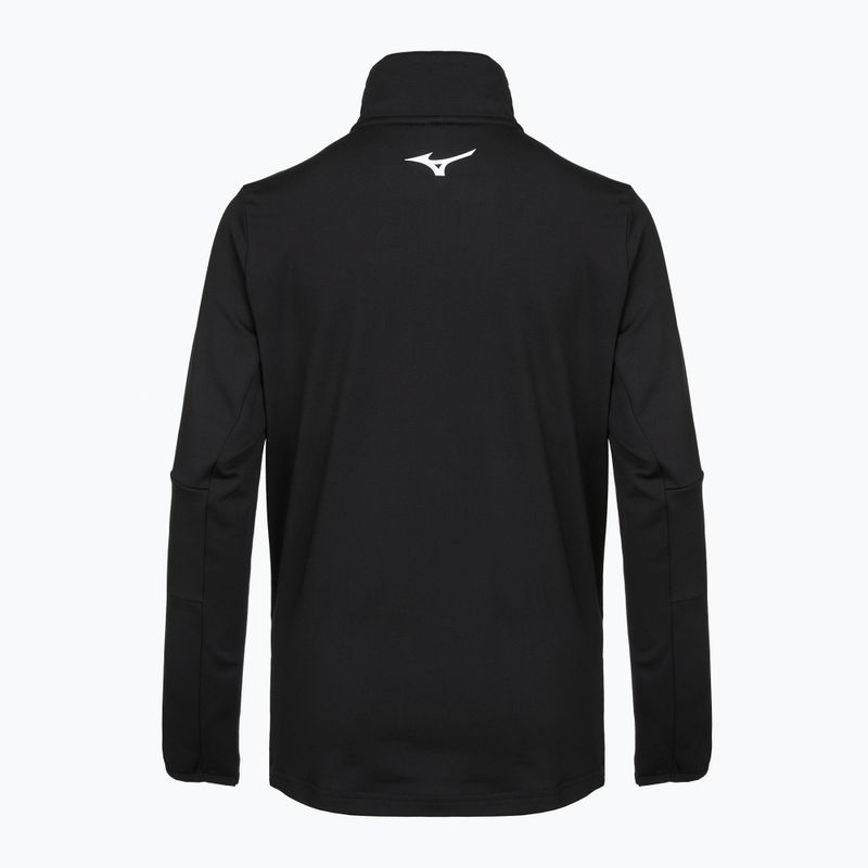 Gyerek polár pulóver Mizuno Shizuoka Tech Fleece whitenavy 2