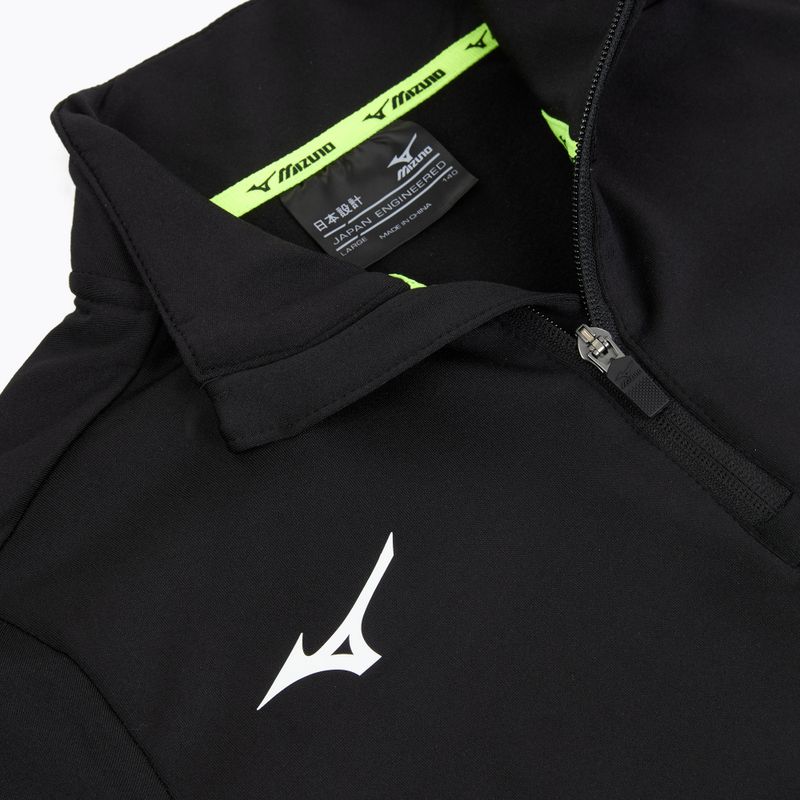 Gyerek polár pulóver Mizuno Shizuoka Tech Fleece whitenavy 3
